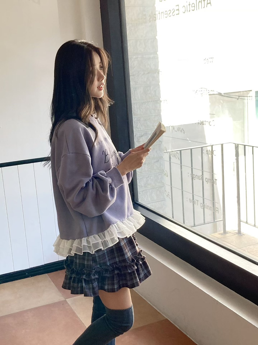 BE&amp;BE東大門直郵女裝新款熱賣人氣休閑真品衛衣圍巾BE&be衛衣