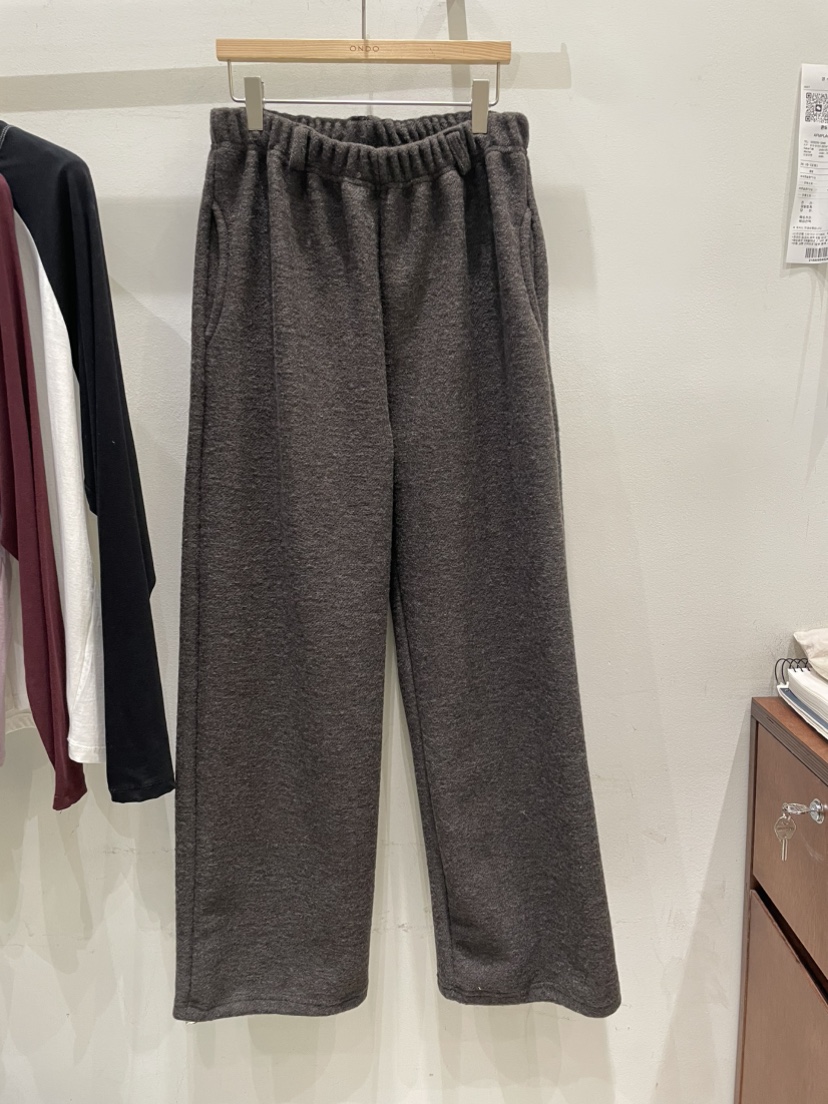 ONDO-P韓國直郵女裝新品推薦時尚人氣休閑褲含腰繩加絨腰帶ONDO-P休閑褲圖色4