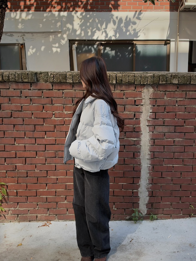 ERUME東大門代購女裝新品時尚休閑熱賣真品推薦人氣短款棉服ERUME短款棉服