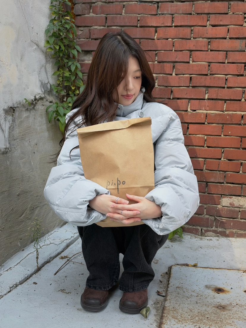 ERUME東大門代購女裝新品時尚休閑熱賣真品推薦人氣短款棉服ERUME短款棉服