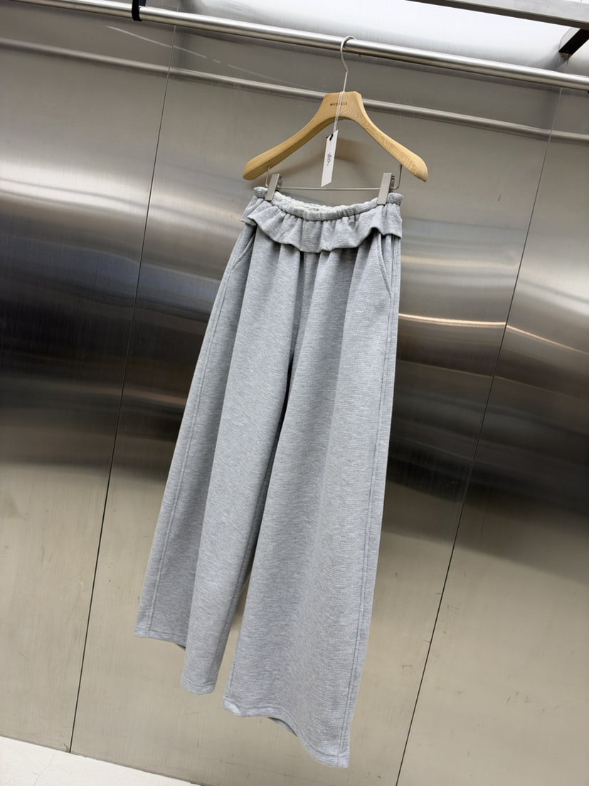MYDRESS韓國直郵女士新品真品推薦時尚人氣熱賣休閑褲華夫格MYDRESS休閑褲