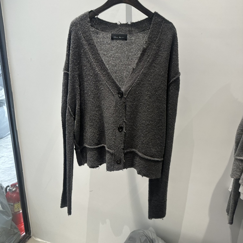 JANE BIRKIN韓國代購女士新款休閑時尚推薦熱賣開衫開衫JANE BIRKIN設計師品牌開衫圖色2墨色
