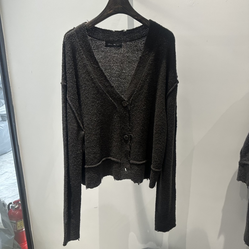 JANE BIRKIN韓國代購女士新款休閑時尚推薦熱賣開衫開衫JANE BIRKIN設計師品牌開衫圖色3黑色