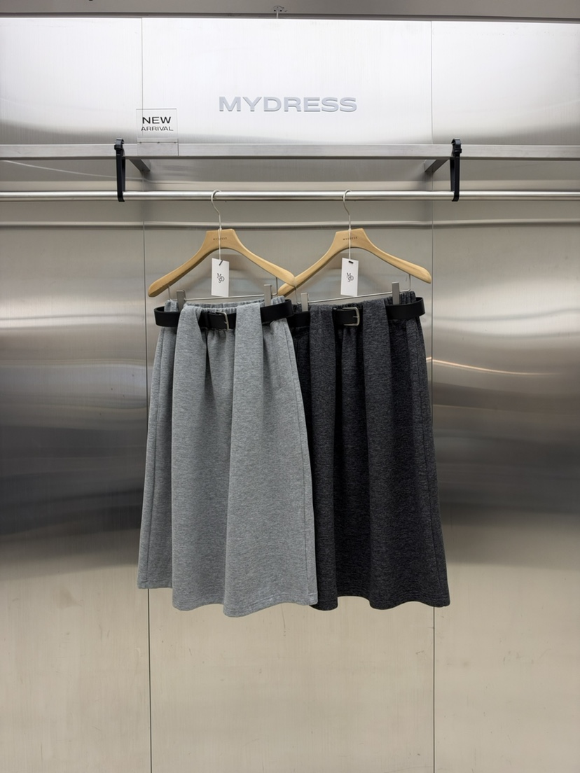 MYDRESS東大門代購女士新品推薦休閑時尚人氣長裙不含腰帶MYDRESS長裙