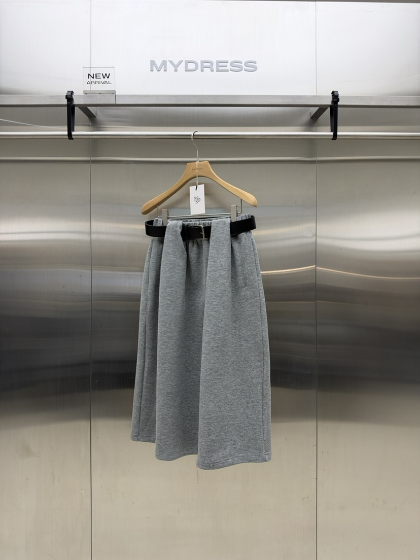 MYDRESS東大門代購女士新品推薦休閑時尚人氣長裙不含腰帶MYDRESS長裙圖色1