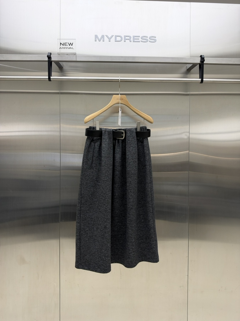 MYDRESS東大門代購女士新品推薦休閑時尚人氣長裙不含腰帶MYDRESS長裙圖色2