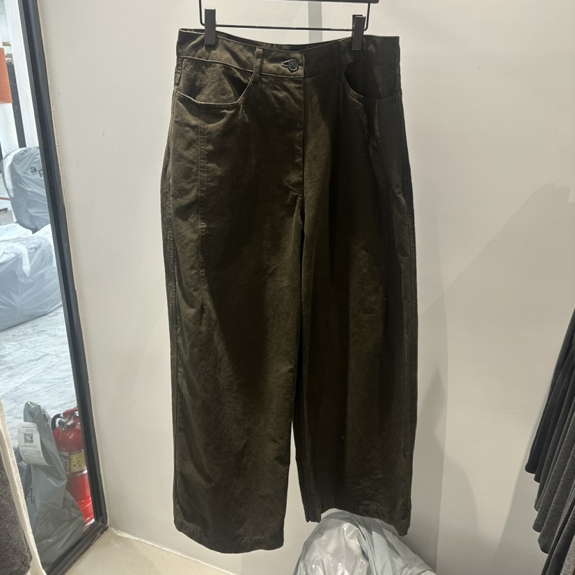 JANE BIRKIN東大門直郵女裝新品推薦真品熱賣人氣休閑褲JANE BIRKIN設計師品牌休閑褲圖色1墨綠