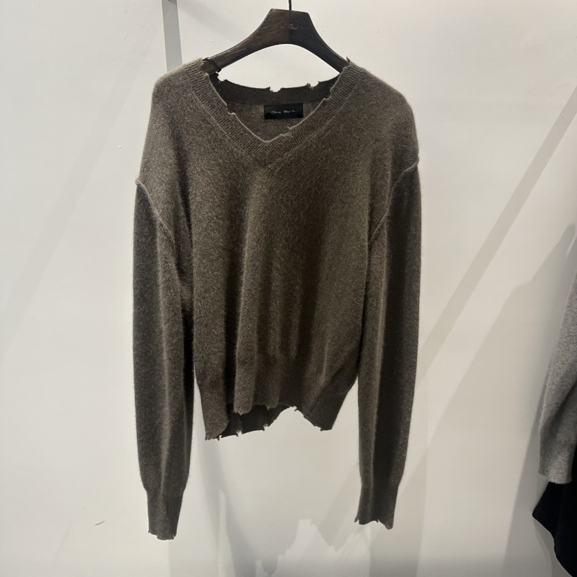 JANE BIRKIN韓國代購女裝新款時尚真品熱賣休閑針織衫狐貍JANE BIRKIN設計師品牌針織衫圖色1중멜/深灰色
