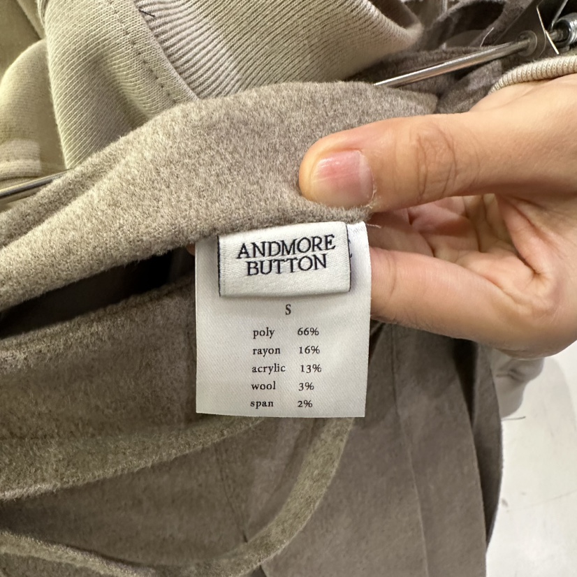ANDMORE BUTTON東大門實拍女裝新款時尚半身裙中短裙含腰帶褶裥ANDMORE BUTTON半身裙/中短裙