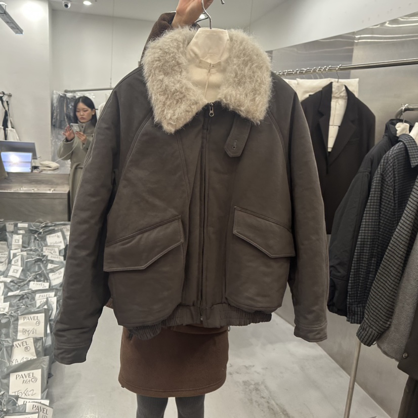 PAVEL東大門實拍女士新品熱賣時尚人氣推薦休閑真品夾克PAVEL夾克圖色2墨色