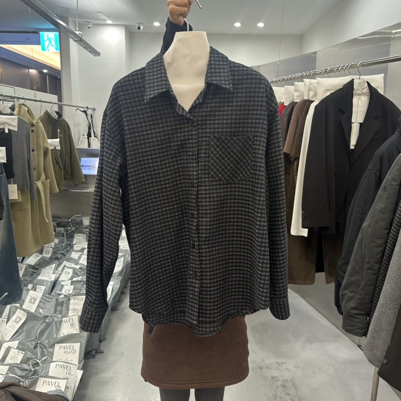PAVEL東大門直郵女裝新品人氣時尚推薦熱賣真品襯衫蕾絲衫PAVEL襯衫/蕾絲衫圖色3深藍色