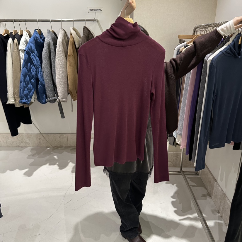 ANDMORE BUTTON東大門代購女士新品推薦時尚人氣長袖T恤ANDMORE BUTTON長袖T恤