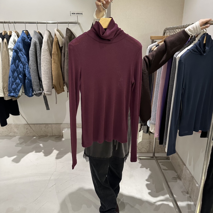ANDMORE BUTTON東大門代購女士新品推薦時尚人氣長袖T恤ANDMORE BUTTON長袖T恤圖色1