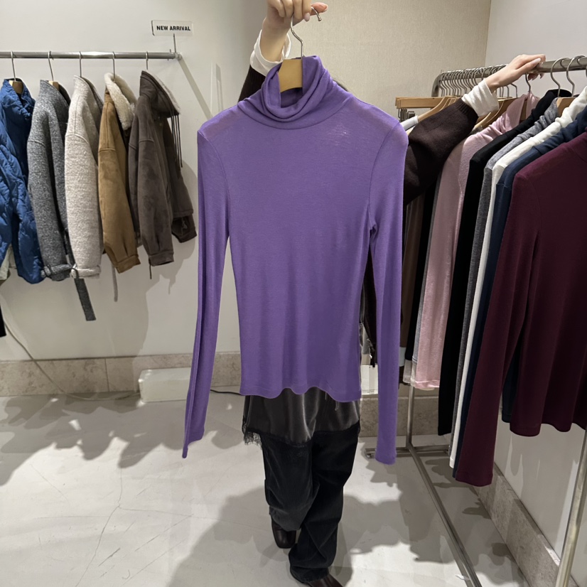 ANDMORE BUTTON東大門代購女士新品推薦時尚人氣長袖T恤ANDMORE BUTTON長袖T恤圖色5