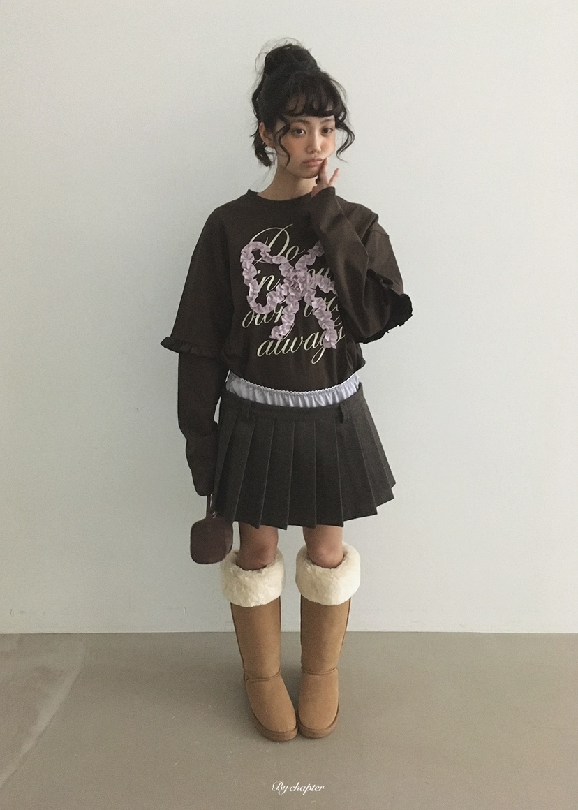 BY CHAPTER東大門實拍女裝新品真品時尚裙褲不含配飾格子BY Chapter裙褲