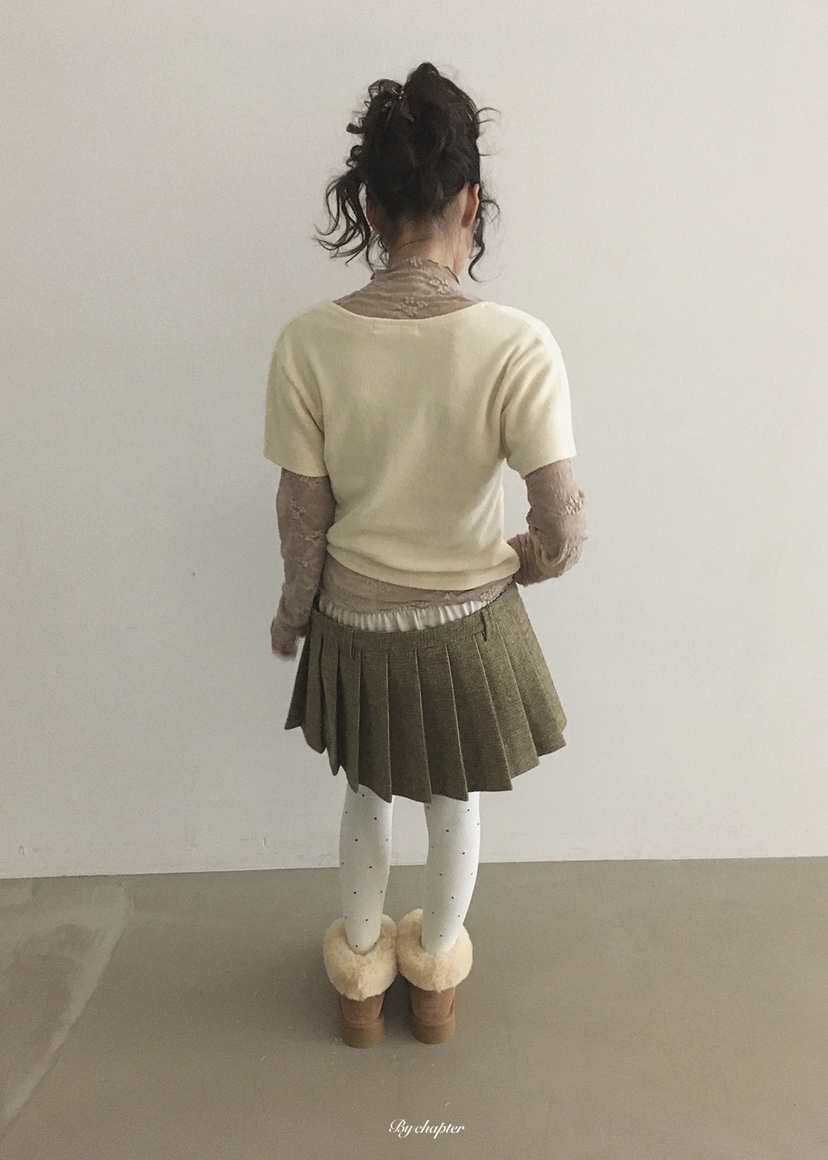 BY CHAPTER東大門實拍女裝新品真品時尚裙褲不含配飾格子BY Chapter裙褲
