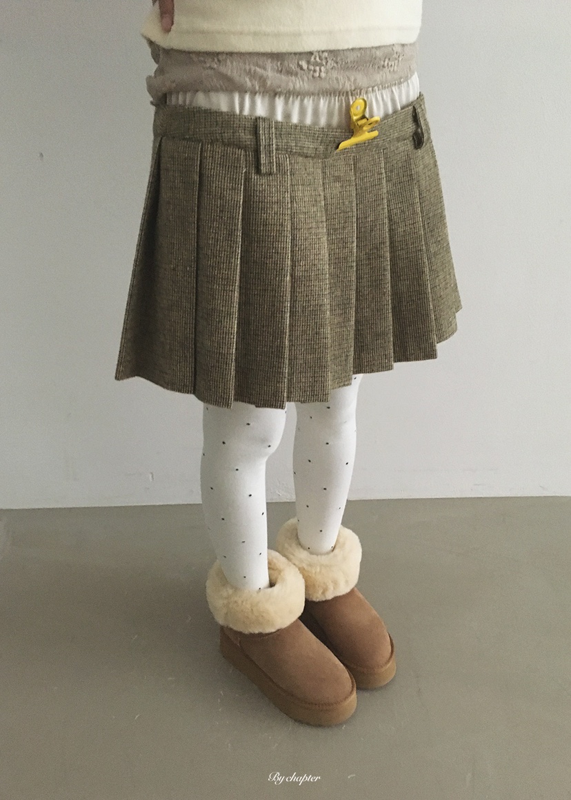 BY CHAPTER東大門實拍女裝新品真品時尚裙褲不含配飾格子BY Chapter裙褲圖色2
