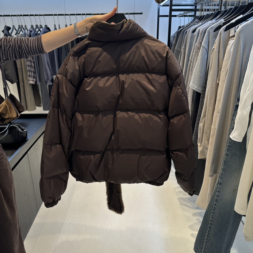 OSOO東大門實拍女士新品推薦休閑人氣短款羽絨服兩面穿鴨OSOO短款羽絨服
