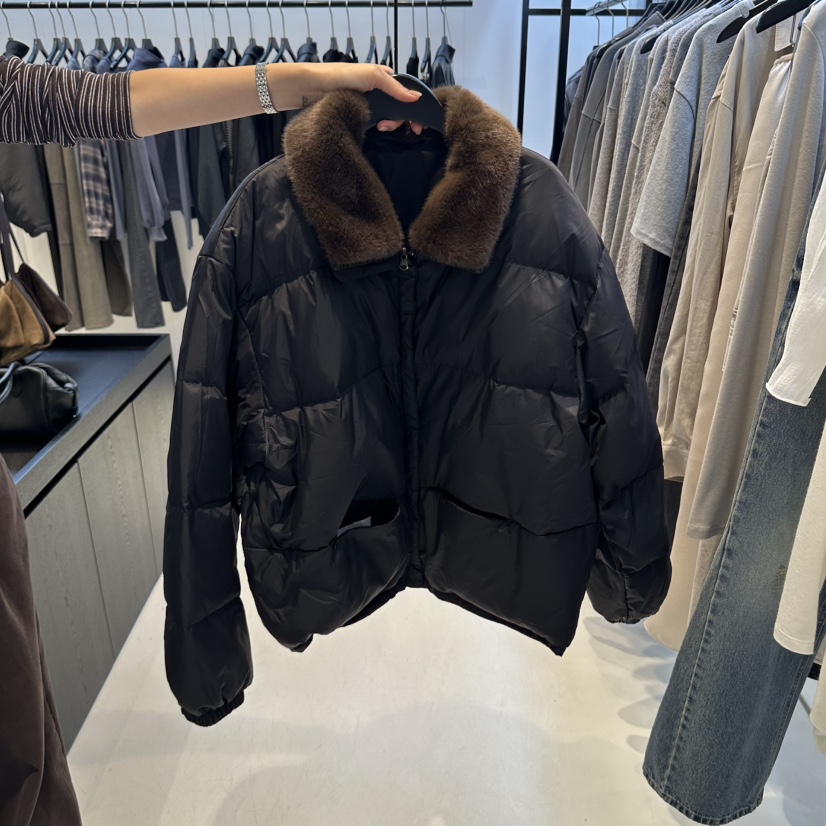 OSOO東大門實拍女士新品推薦休閑人氣短款羽絨服兩面穿鴨OSOO短款羽絨服