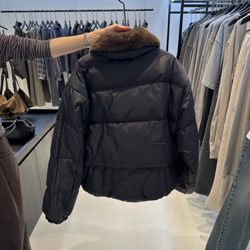 OSOO東大門實拍女士新品推薦休閑人氣短款羽絨服兩面穿鴨OSOO短款羽絨服