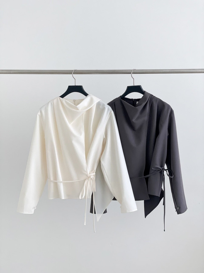 GALERIE NUIT東大門代購女士新款人氣時尚襯衫蕾絲衫圍巾GALERIE NUIT襯衫/蕾絲衫