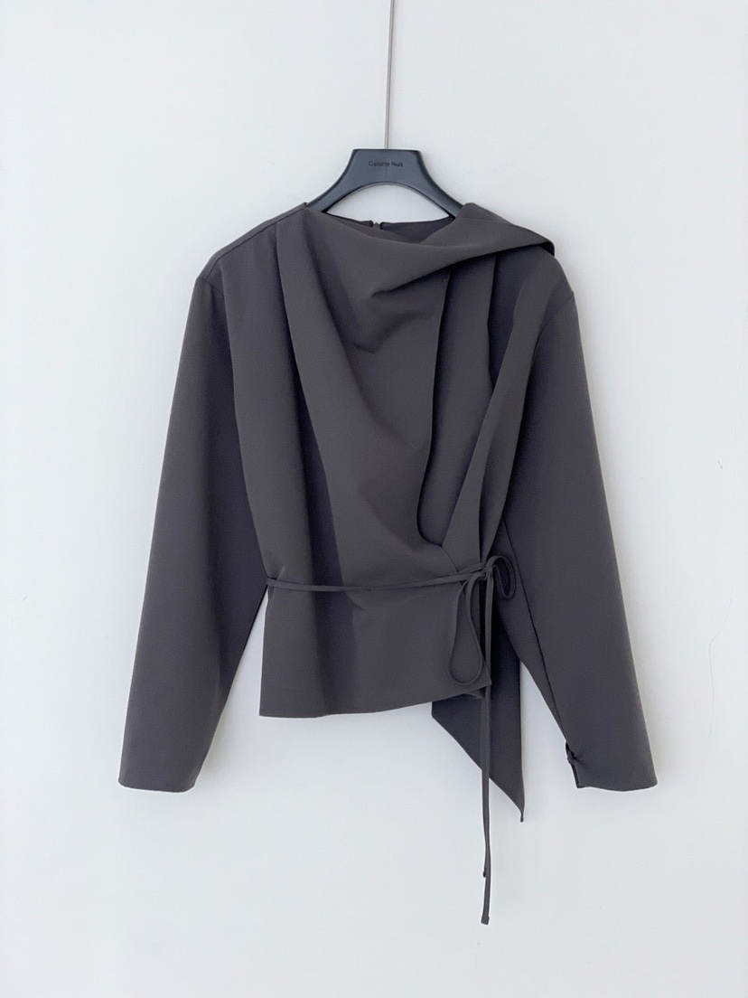 GALERIE NUIT東大門代購女士新款人氣時尚襯衫蕾絲衫圍巾GALERIE NUIT襯衫/蕾絲衫圖色1
