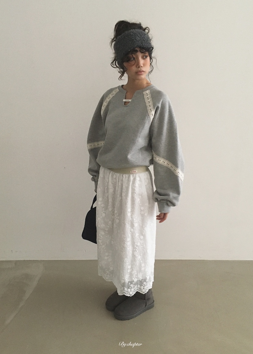 BY CHAPTER東大門實拍女裝新款休閑真品熱賣衛衣加絨蕾絲BY Chapter衛衣