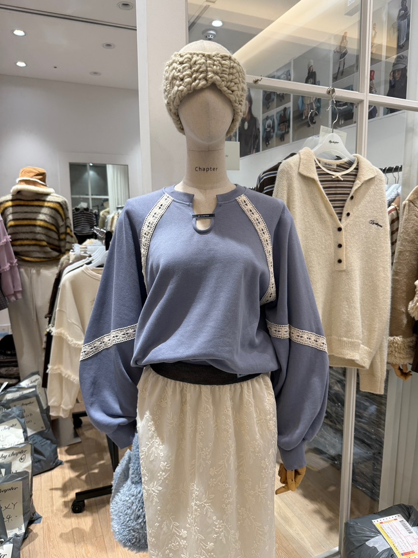 BY CHAPTER東大門實拍女裝新款休閑真品熱賣衛衣加絨蕾絲BY Chapter衛衣圖色2