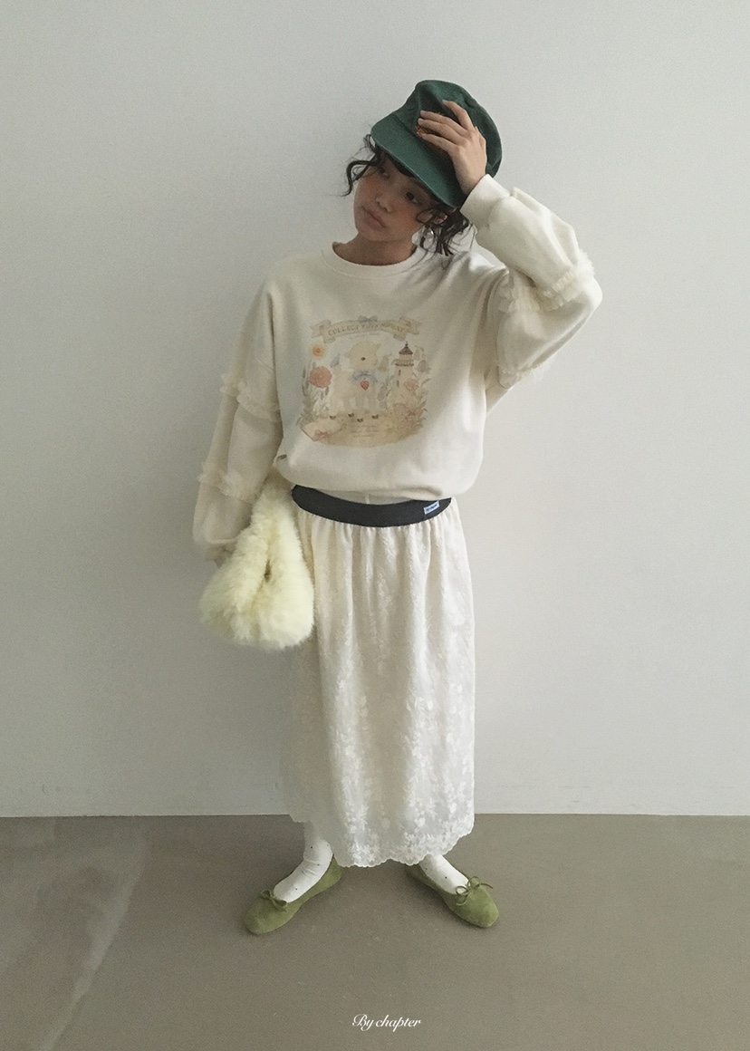 BY CHAPTER東大門代購女士新品真品休閑推薦熱賣長裙蕾絲BY Chapter長裙