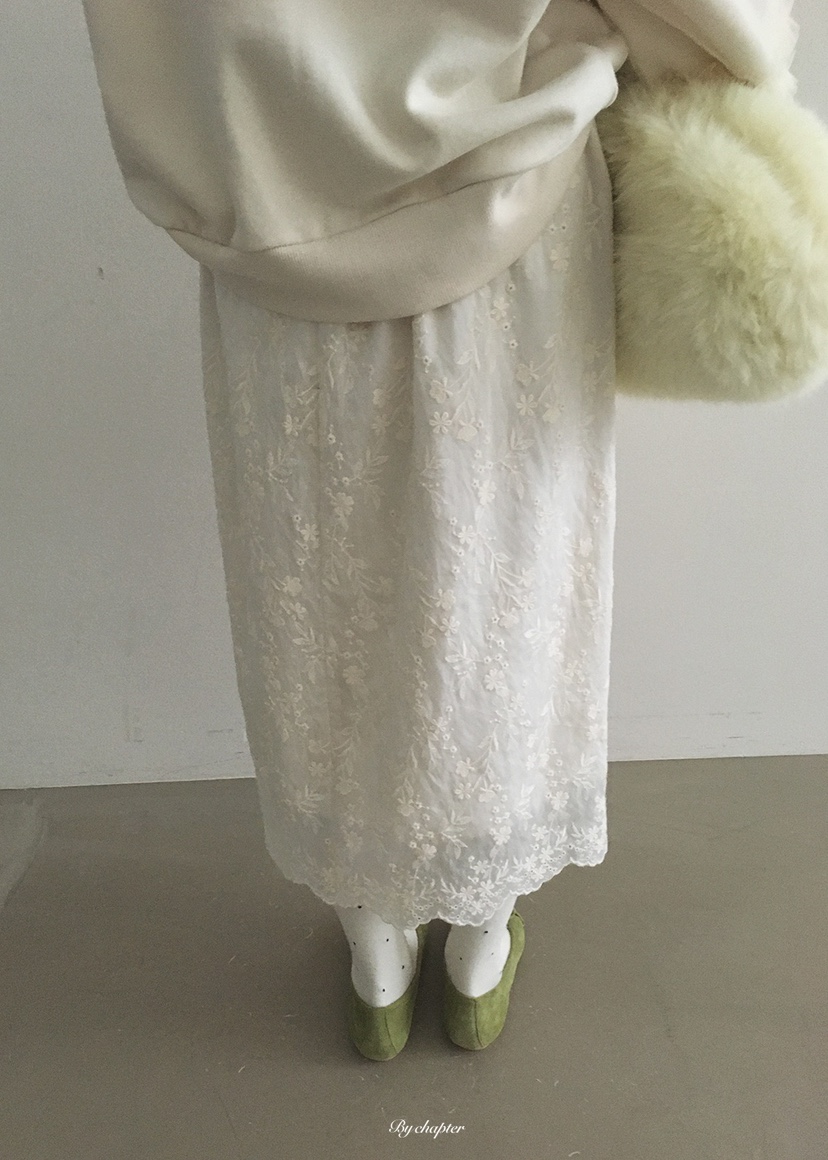 BY CHAPTER東大門代購女士新品真品休閑推薦熱賣長裙蕾絲BY Chapter長裙