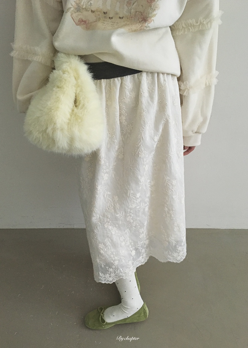 BY CHAPTER東大門代購女士新品真品休閑推薦熱賣長裙蕾絲BY Chapter長裙圖色2
