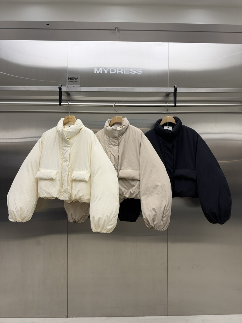 MYDRESS韓國代購女裝新品人氣推薦真品短款羽絨服羽絨服鴨絨MYDRESS短款羽絨服