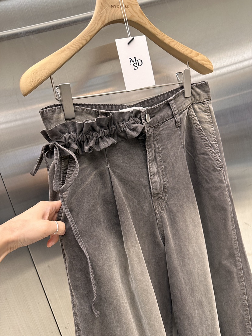 MYDRESS東大門直郵女士新品休閑時尚人氣推薦熱賣休閑褲羅紋MYDRESS休閑褲