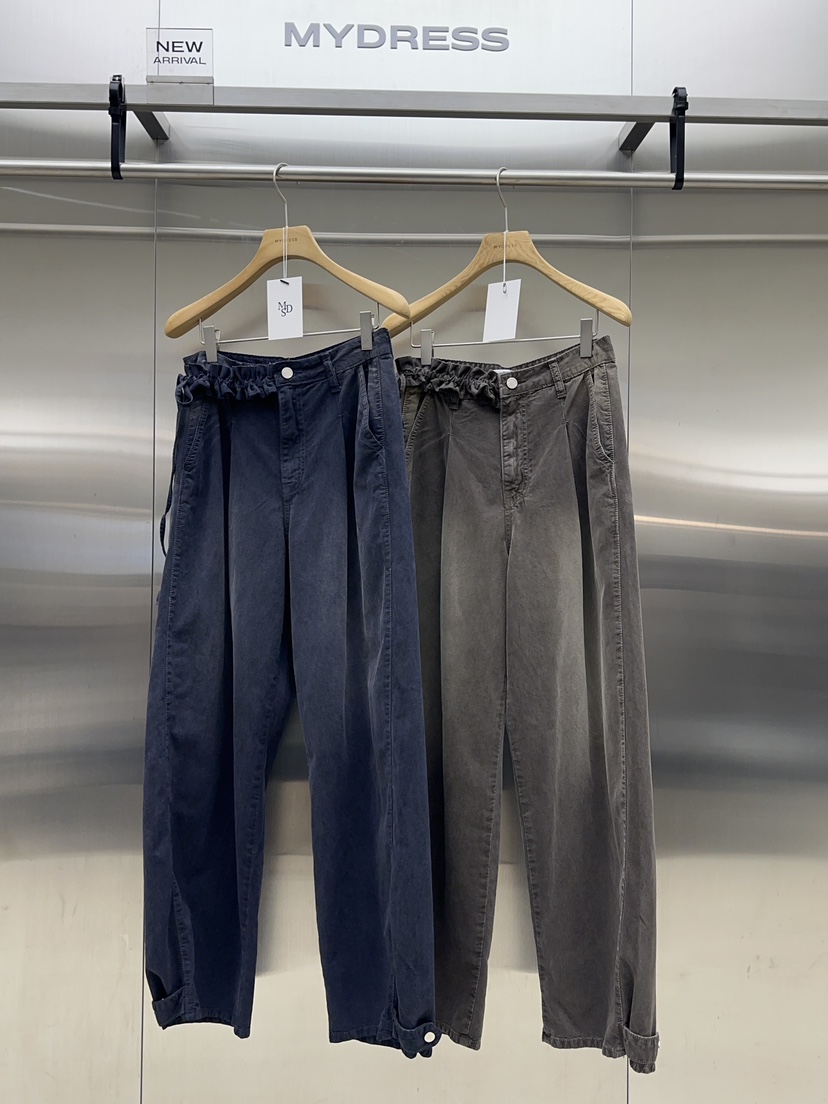 MYDRESS東大門直郵女士新品休閑時尚人氣推薦熱賣休閑褲羅紋MYDRESS休閑褲