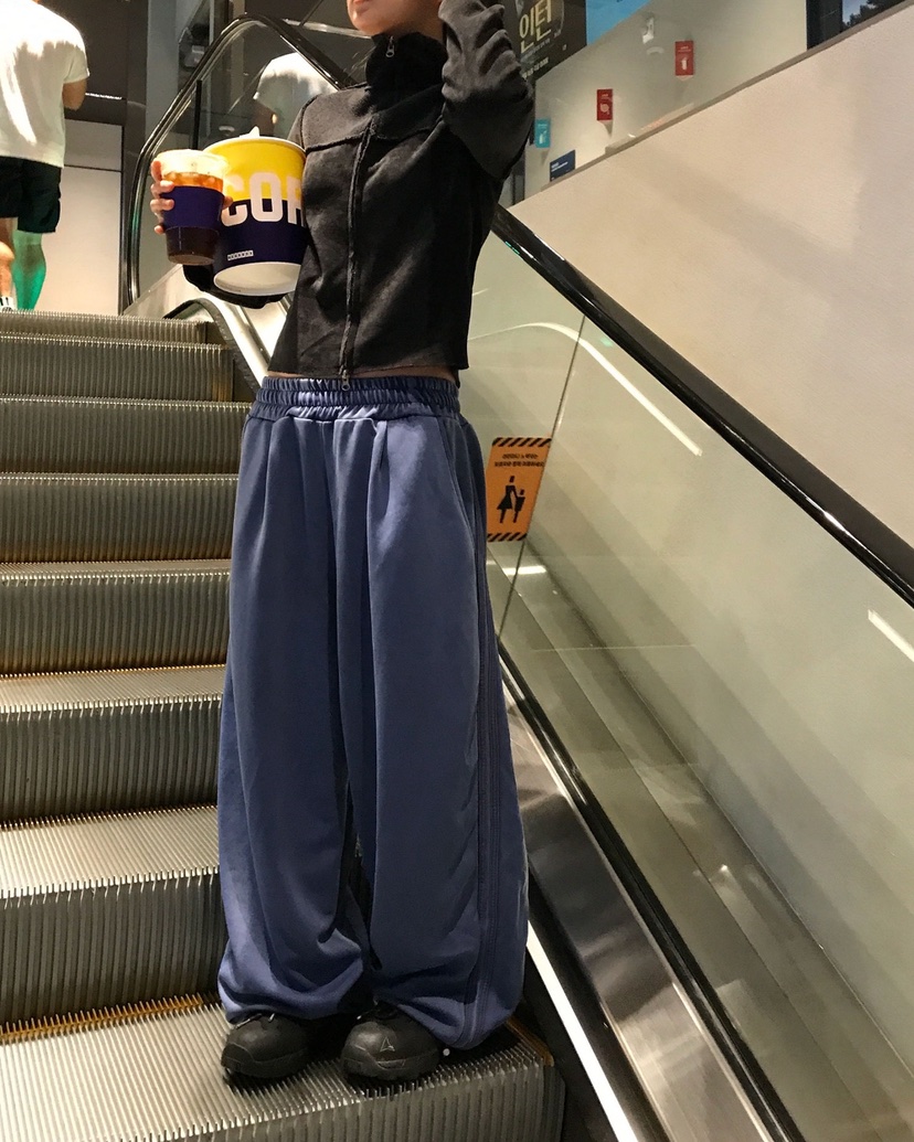 WOOGIE東大門直郵女士新品熱賣推薦休閑休閑褲男女同款運動WOOGIE休閑褲