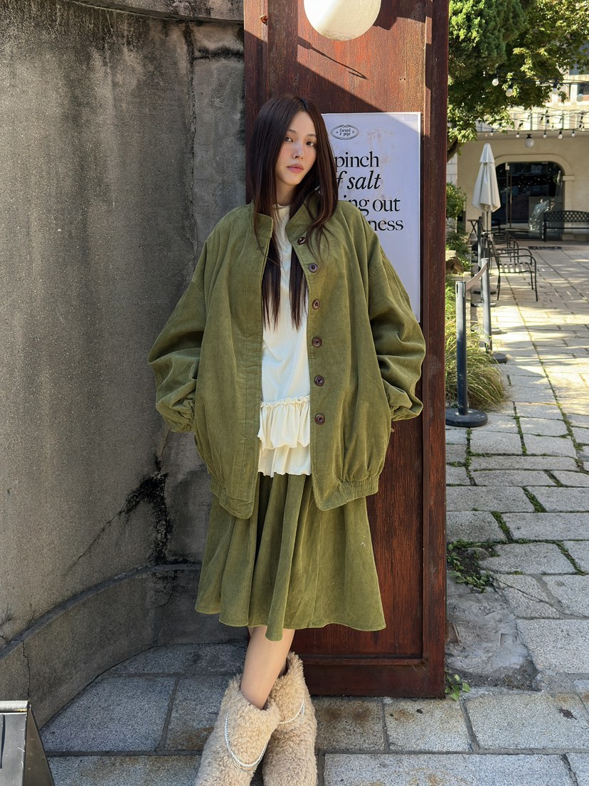81 MARKET-L東大門代購女裝新款時尚推薦真品套裝燈芯絨81 MARKET-L套裝