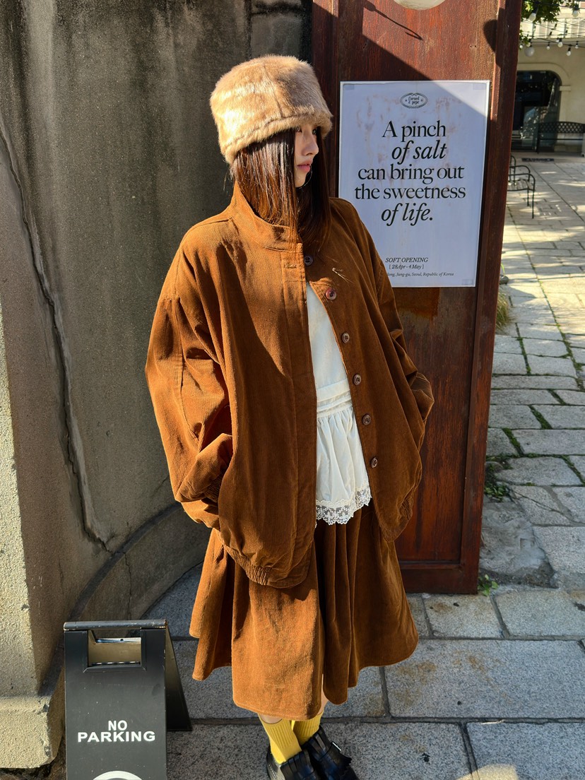 81 MARKET-L東大門代購女裝新款時尚推薦真品套裝燈芯絨81 MARKET-L套裝