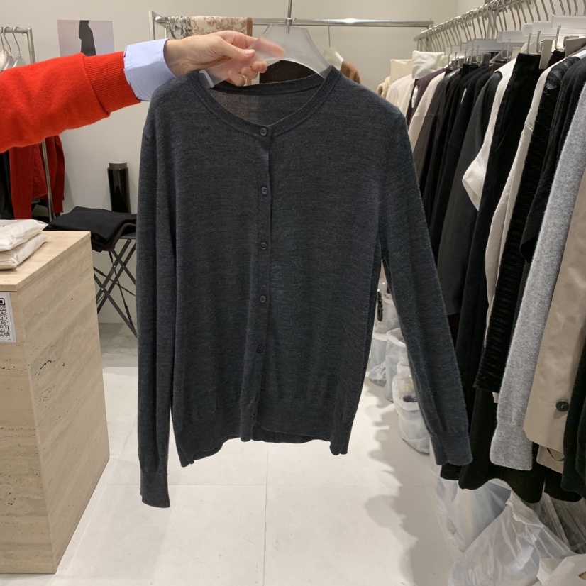 JANIE韓國代購女士新品推薦休閑人氣時尚熱賣真品開衫JANIE開衫圖色3墨