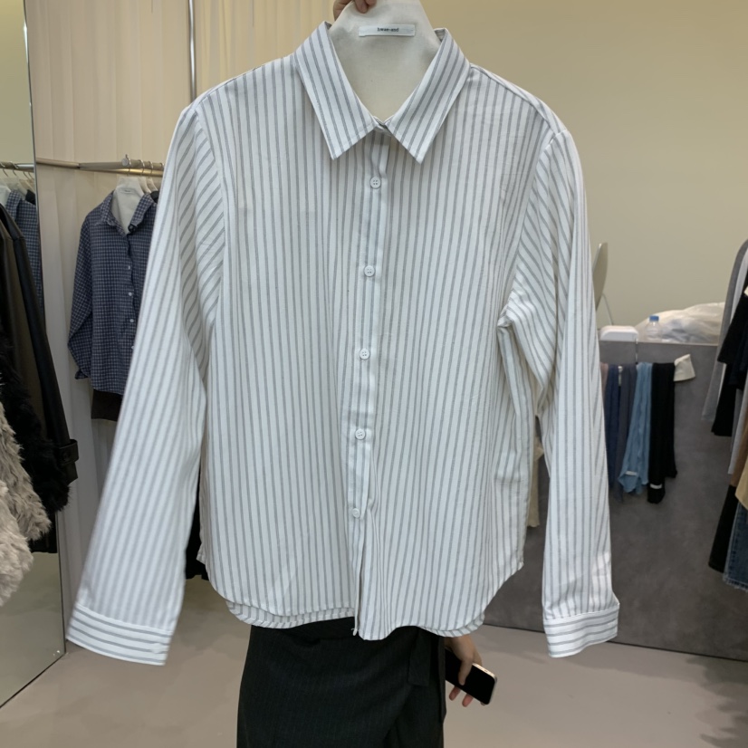 HWAE AND東大門實拍女士新品時尚人氣休閑推薦襯衫蕾絲衫HWAE AND襯衫/蕾絲衫圖色1黑