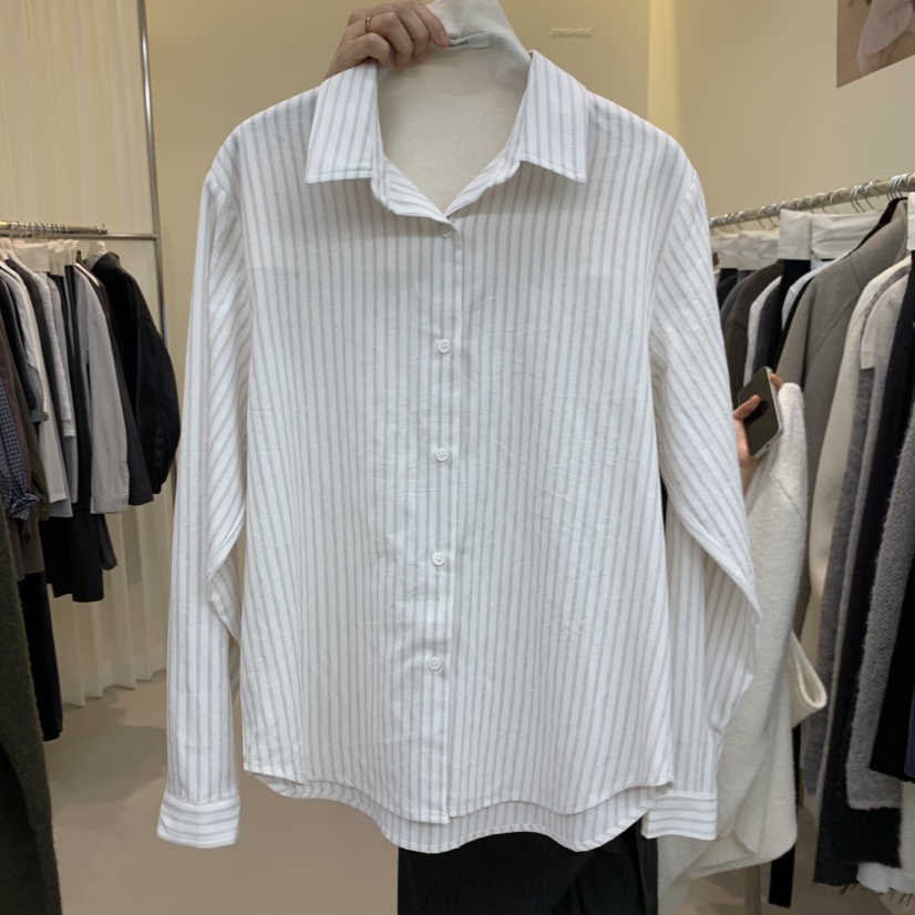 HWAE AND東大門實拍女士新品時尚人氣休閑推薦襯衫蕾絲衫HWAE AND襯衫/蕾絲衫圖色2棕色