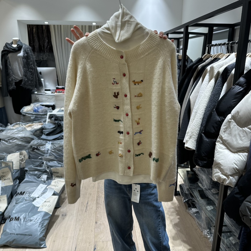 BRUNI/RICOTTA東大門直郵女裝新品真品休閑熱賣人氣開衫BRUNI/RICOTTA開衫圖色1