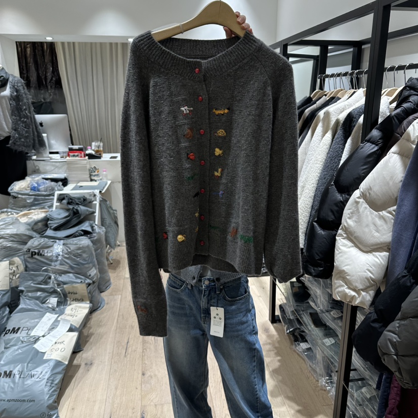 BRUNI/RICOTTA東大門直郵女裝新品真品休閑熱賣人氣開衫BRUNI/RICOTTA開衫圖色2