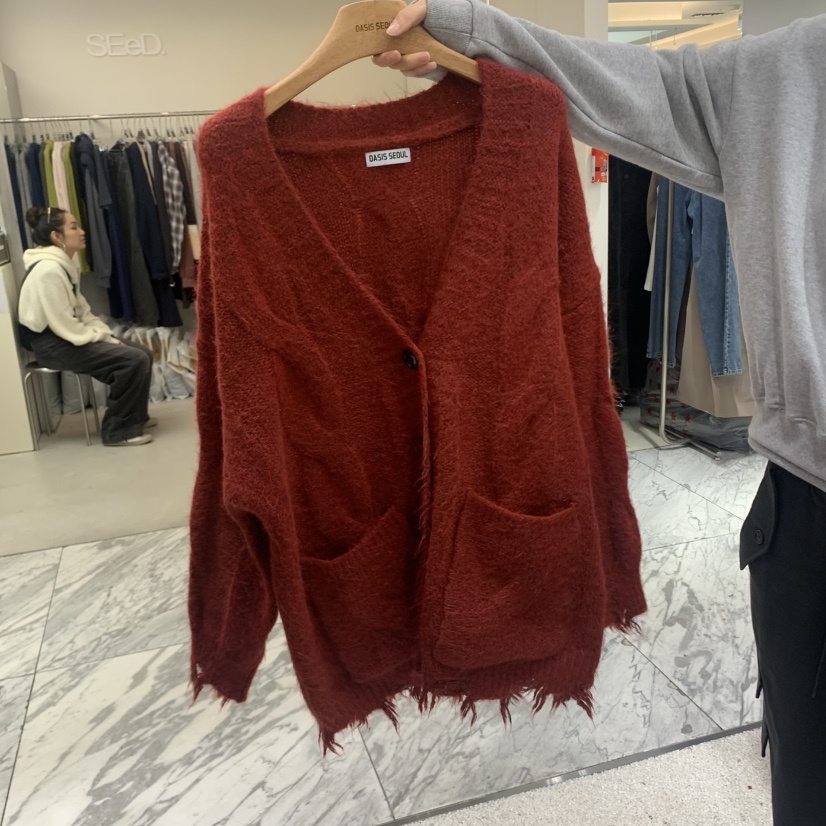 OASISSEOUL東大門直郵女士新品時尚熱賣真品開衫流蘇開衫OASISSEOUL開衫圖色3