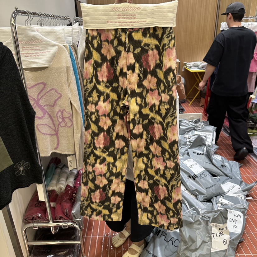EEE東大門實拍女士新品時尚人氣休閑推薦真品熱賣休閑褲復古EEE休閑褲圖色1