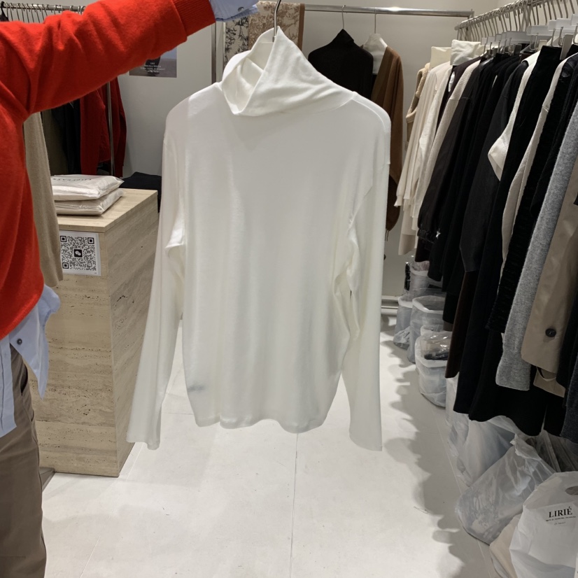 JANIE韓國代購女士新品人氣時尚熱賣休閑真品長袖T恤天絲JANIE長袖T恤
