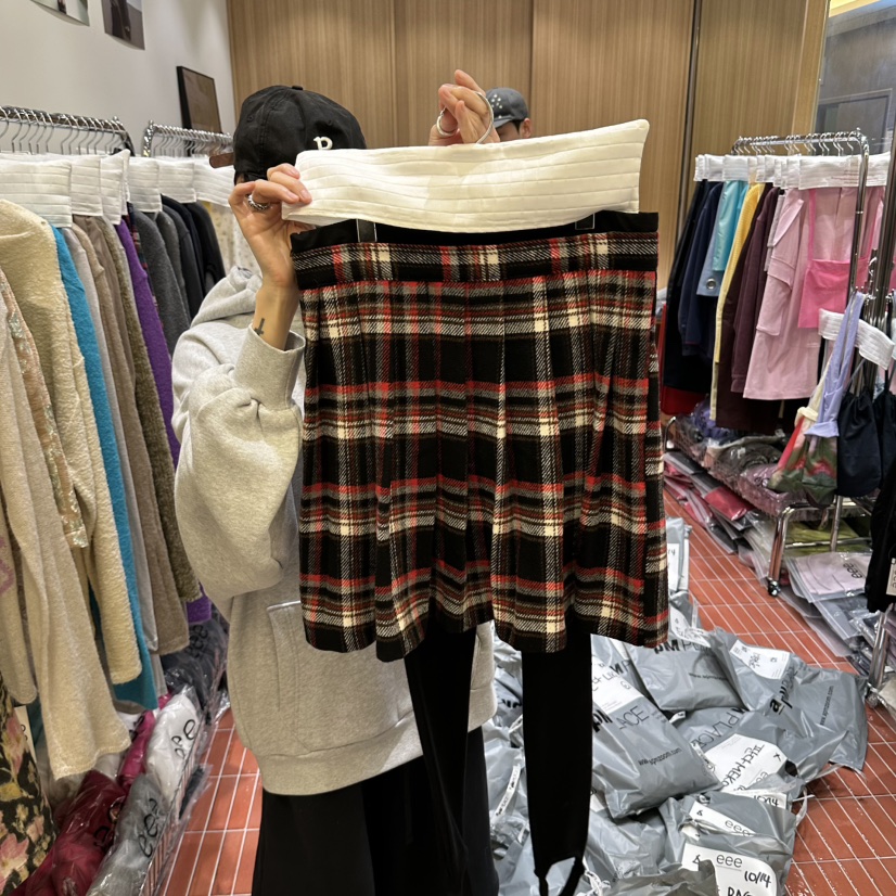 EEE東大門直郵女士新款人氣時尚熱賣推薦真品休閑短裙EEE短裙
