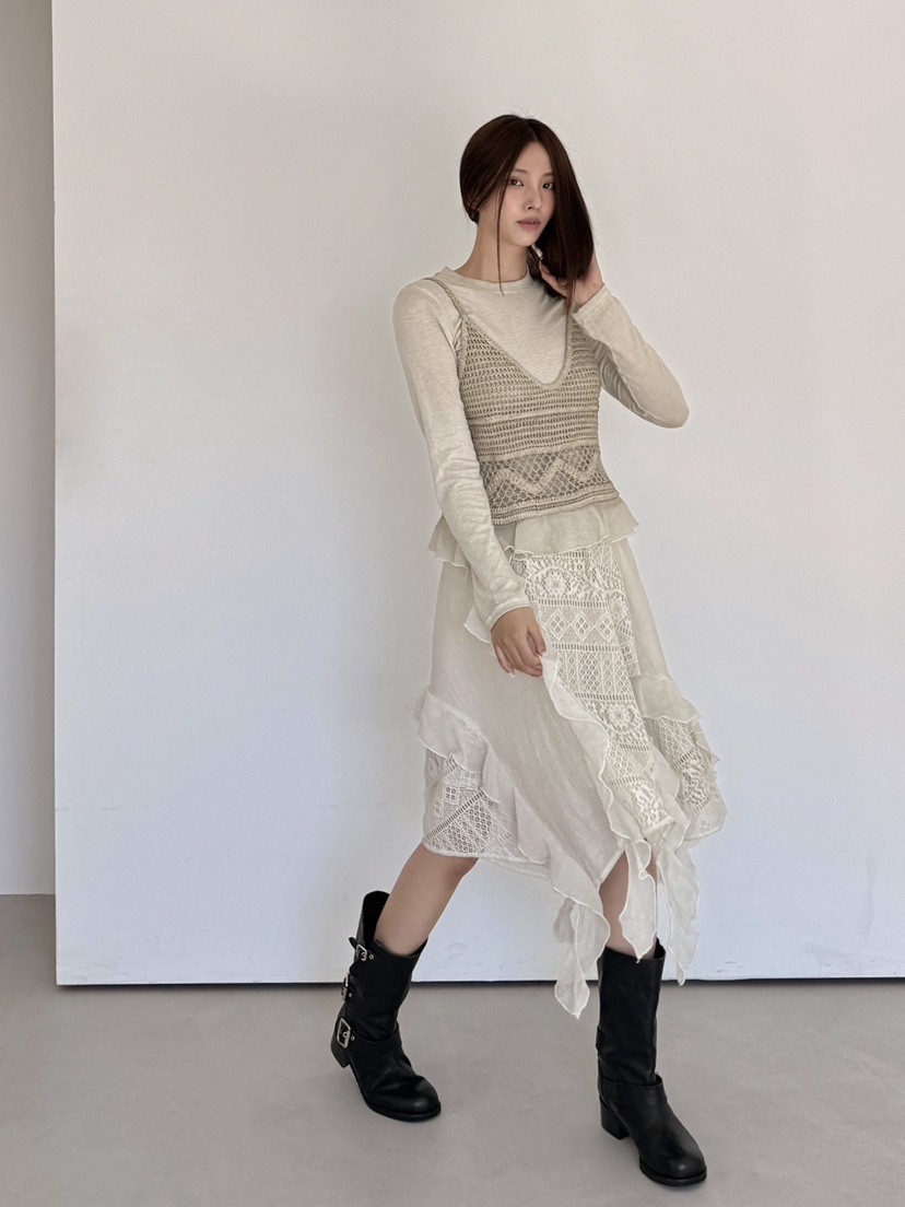 81 MARKET-L東大門直郵女士新品時尚真品休閑半身裙中短裙81 MARKET-L半身裙/中短裙