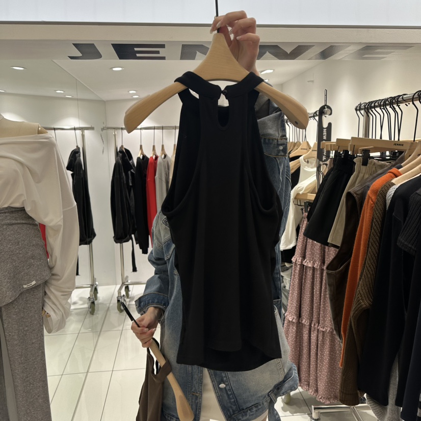 JENNIE/VENEFIT韓國直郵女士新品熱賣真品吊帶背心露背無袖JENNIE/VENEFIT吊帶/背心