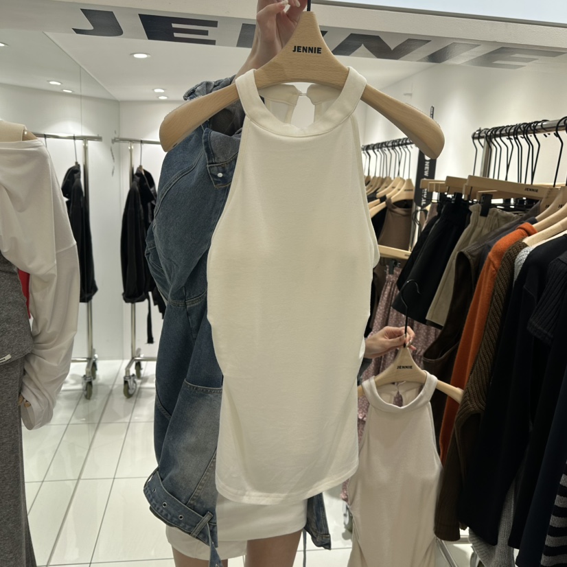JENNIE/VENEFIT韓國直郵女士新品熱賣真品吊帶背心露背無袖JENNIE/VENEFIT吊帶/背心圖色1白色