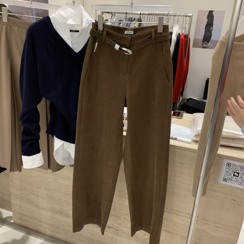 JANIE東大門實拍女士新款時尚真品熱賣推薦休閑褲不含腰帶JANIE休閑褲圖色2